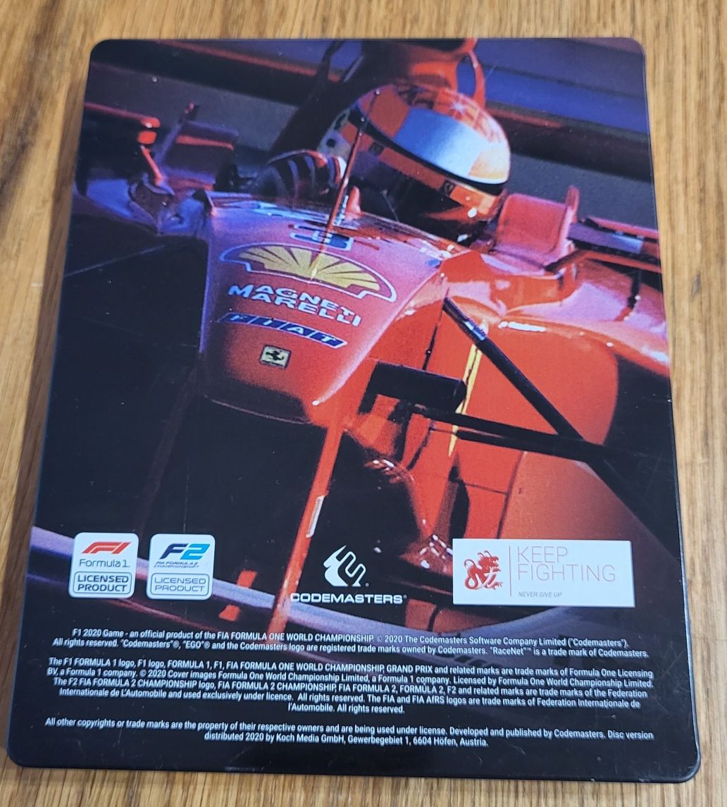 F1 2020 Playstation 4 NOWA Steelbook OPIS