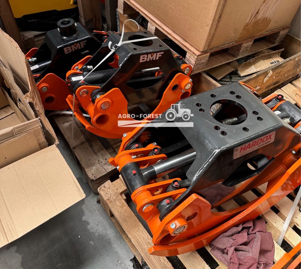 Zestaw Rotator + chwytak do Drewna BMF 0.24 135cm Przyczepa Leśna BMF