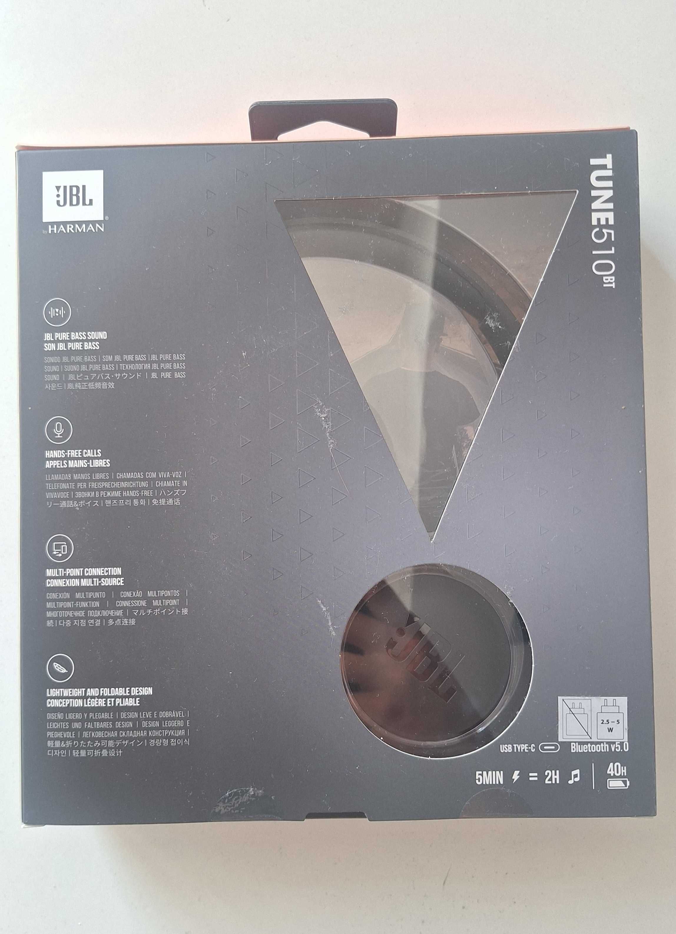 Słuchawki nauszne JBL TUNE 510BT