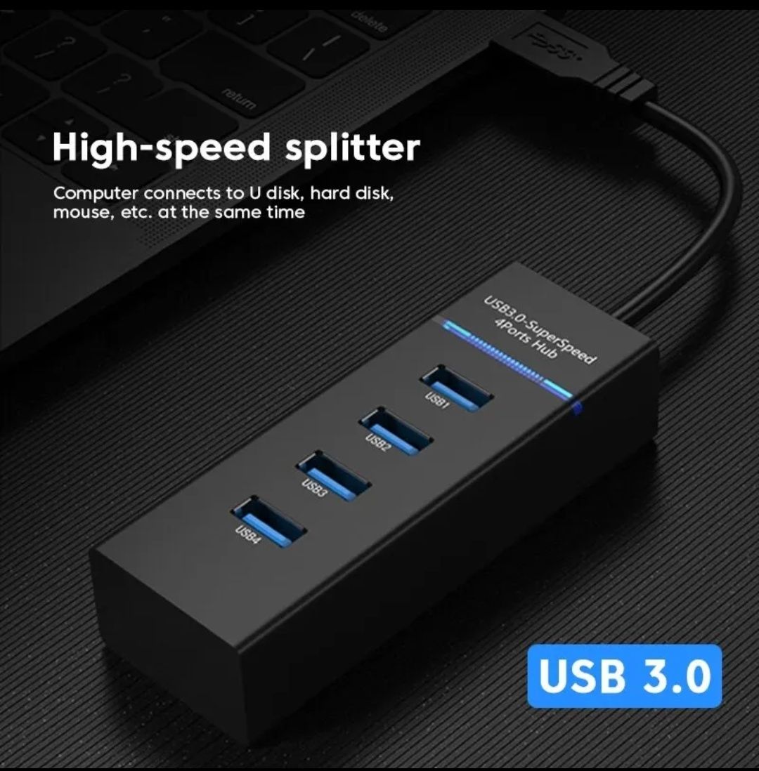4 portowy hub USB 3.0