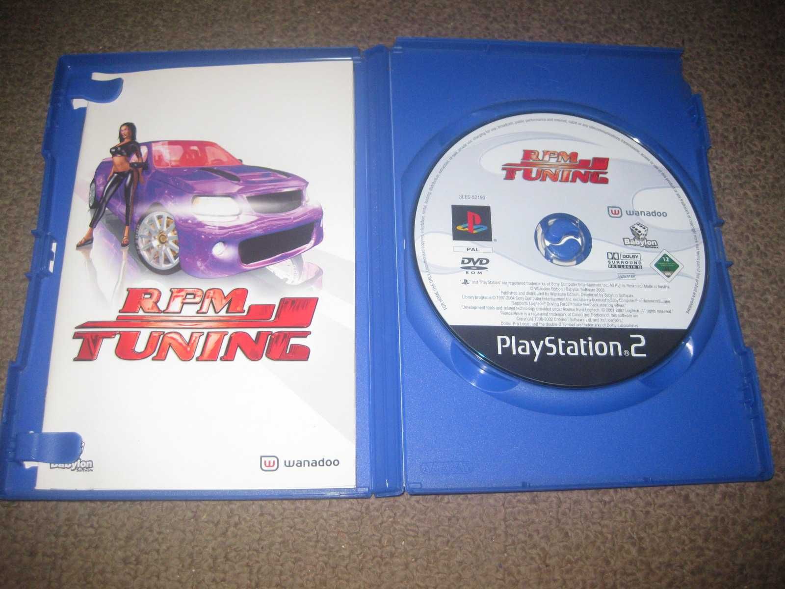 Jogo "RPM Tuning" para PS2/Completo!