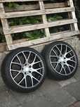 Alufelgi 18 cali BMW 5x120 Czarne toczone 225/40r18