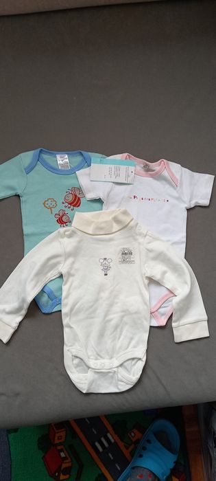 3 szt. Nowe body rozmiar 68