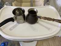 Турки для кави, джезва, зі сталі та мідна