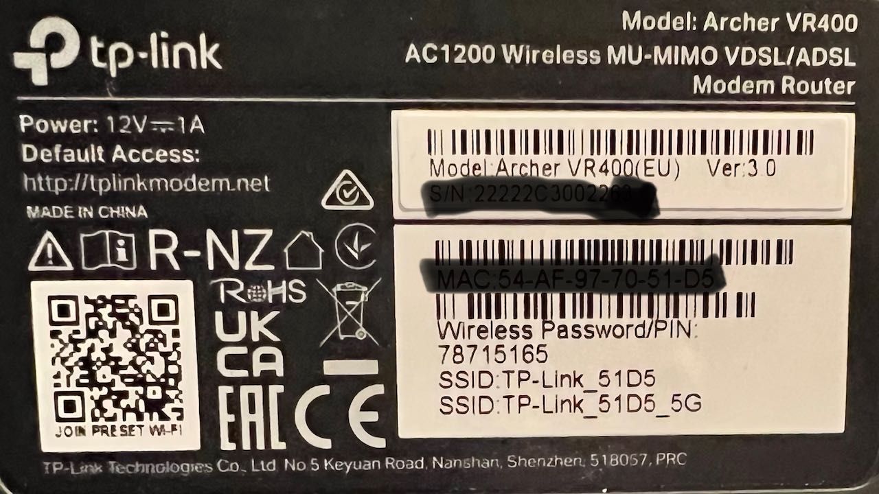 Router TP-Link Archer VR400