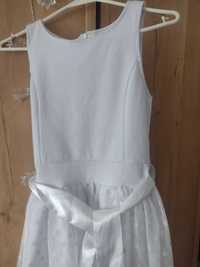 Sukienka biała wizytowa elegancka 152