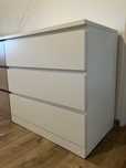 2x Komoda z szufladami Malm Ikea