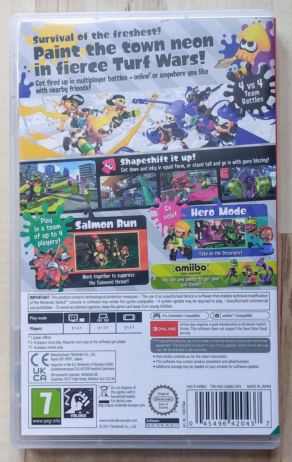 Splatoon 2 - Nintendo Switch - kartridż