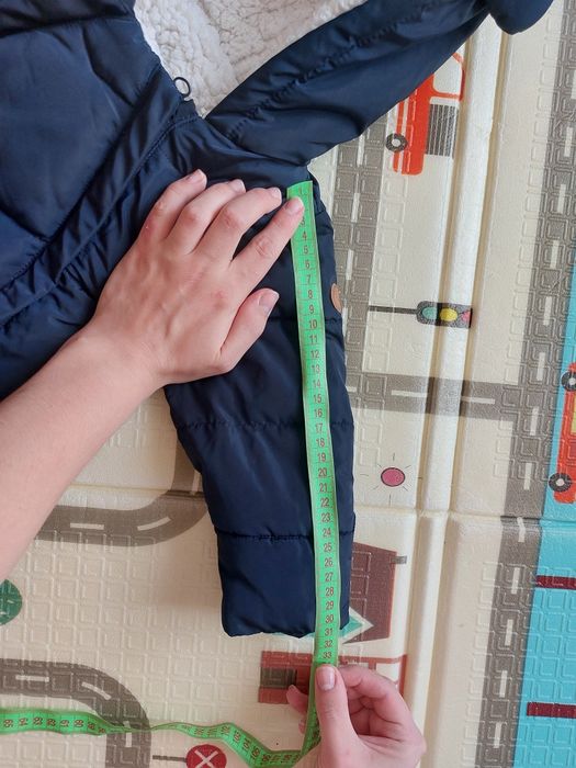 Демісезонний комбінезон Matalan синій розмір 74 (6- 9 міс)