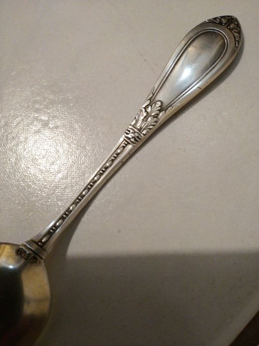 Mała łyżeczka srebro.