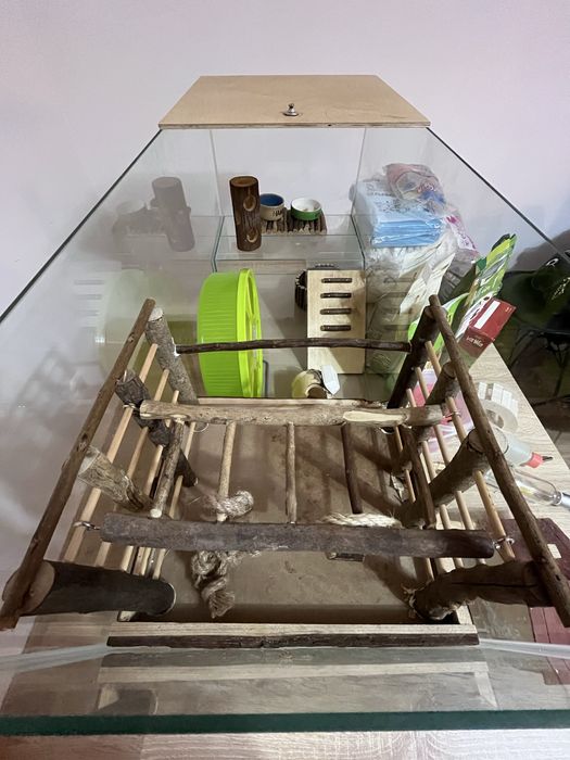 Akwarium Chomika Syryjskiego + akcesoria komplet