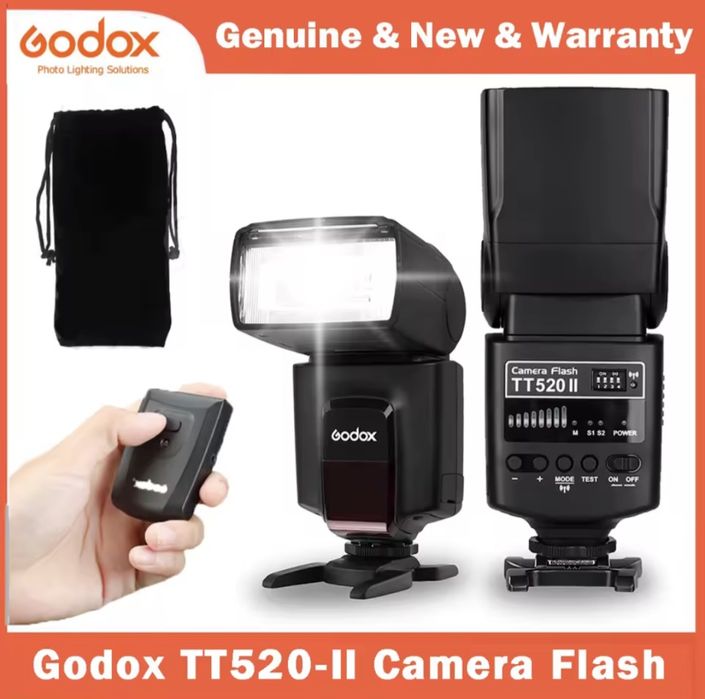Godox TT520 II‼️і синхронізатор‼️ для Canon Sony Nikon