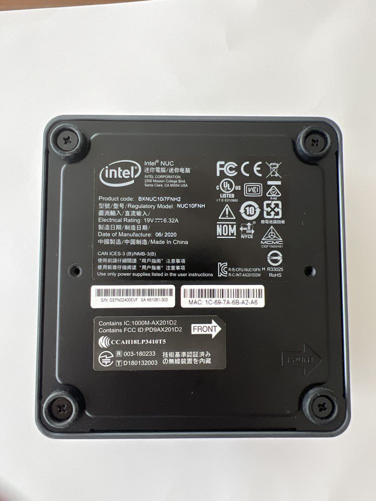 Intel NUC10i7FNH2