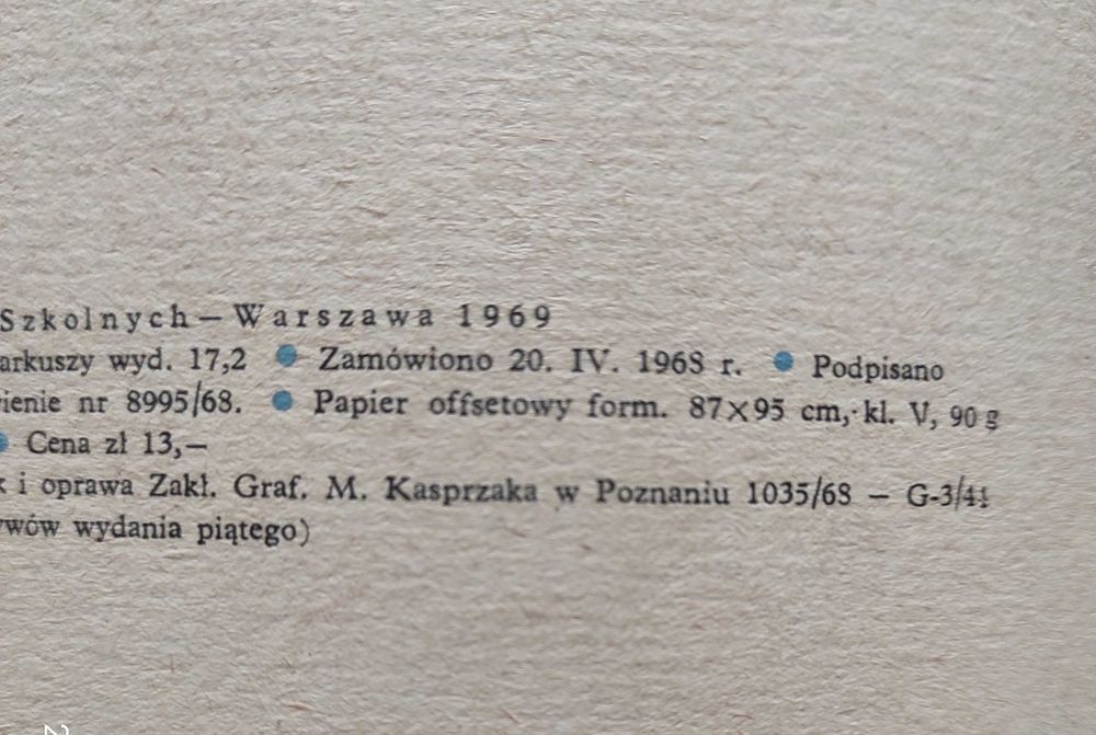 Elementarz M. Falski 1969 rok