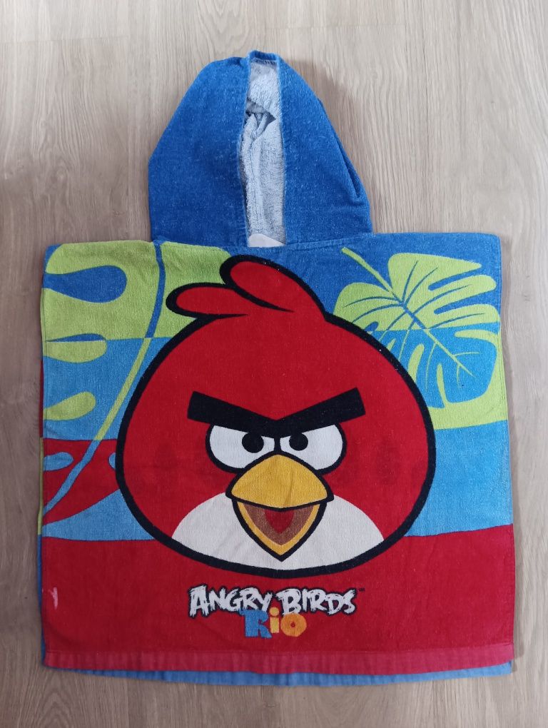 Полотенце-пончо Angry birds