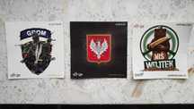 Surge Polonia naklejki patriotyczne Grom Miś Wojtek Polska