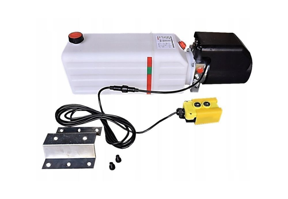Siłownik hydrauliczny skok 700 agregat 12V KPL [7229]