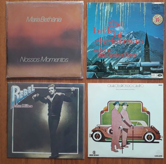 Discos de vinil variados