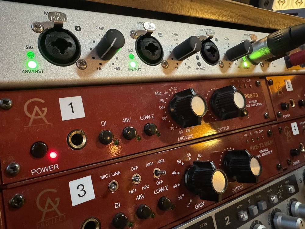 Preamp przedwzmacniacz mikrofonowy Golden Age Project Pre 73 MKI