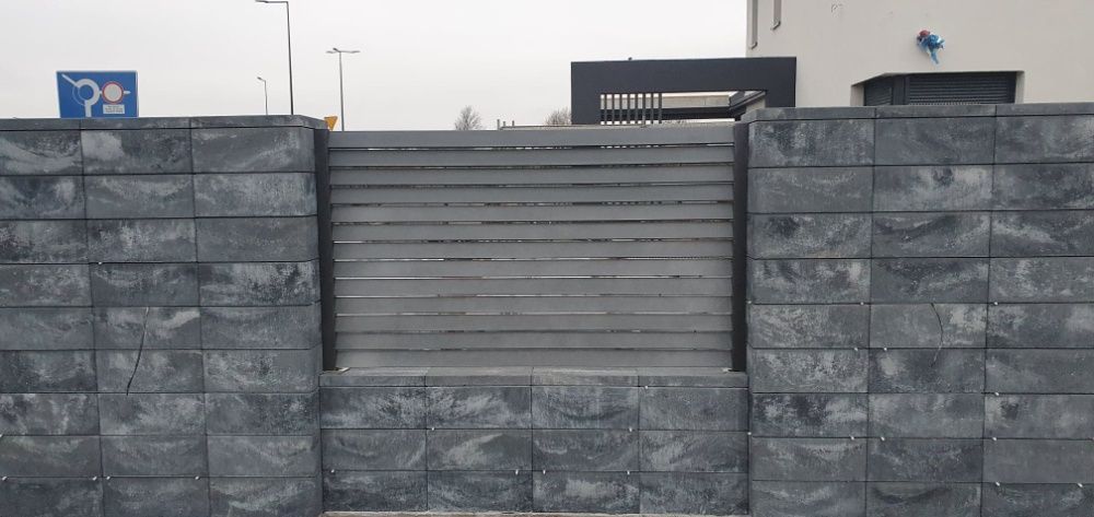 Przęsło wymiar Ogrodzenie Aluminium palisada płot wysyłka montaż hit