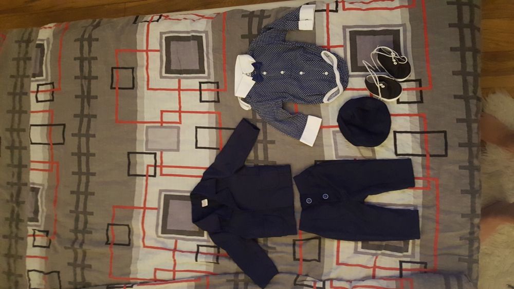 Komplet do chrztu dla chłopca 68