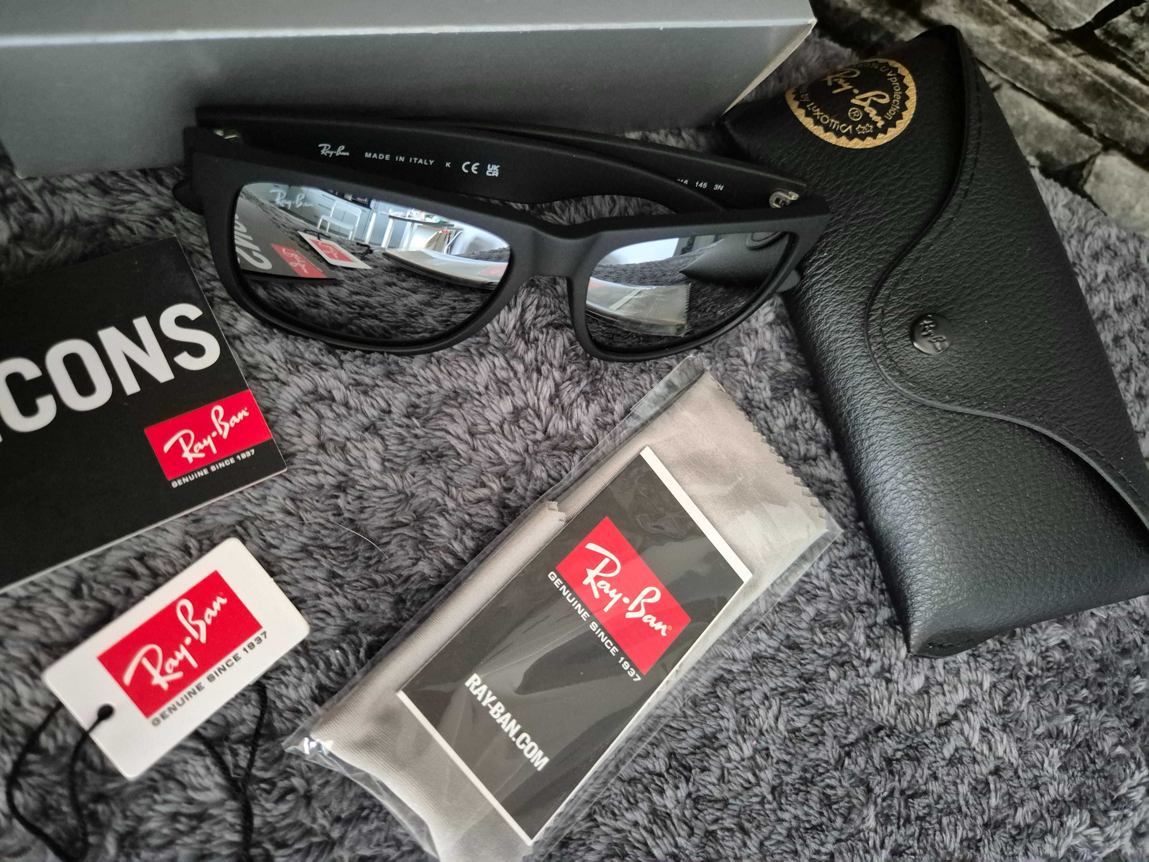 Okulary  RayBan Justin 0RB4165  6206 Grey Mirror Silver