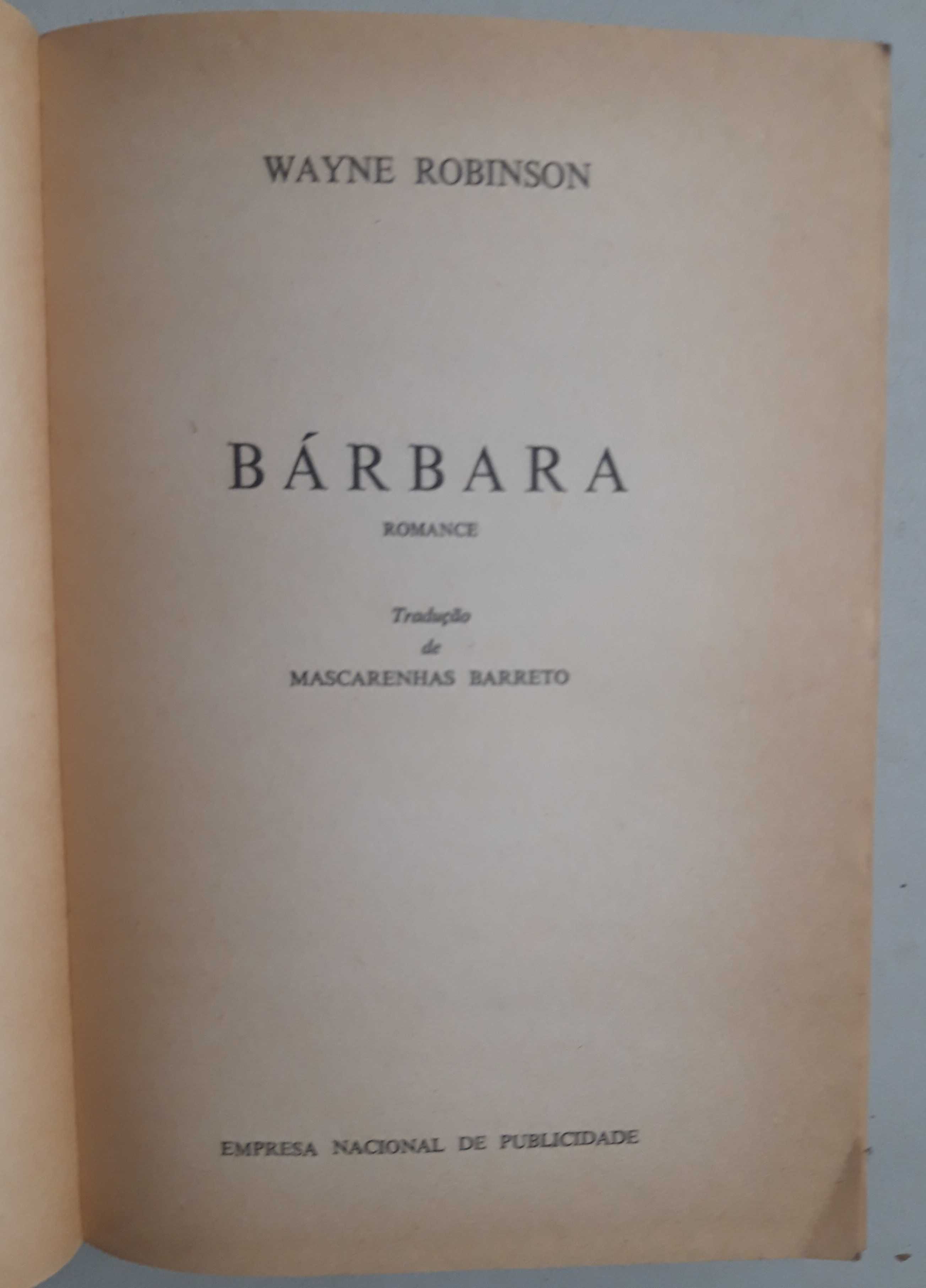 Livro PA-2 - Wayne Robinson - Bárbara