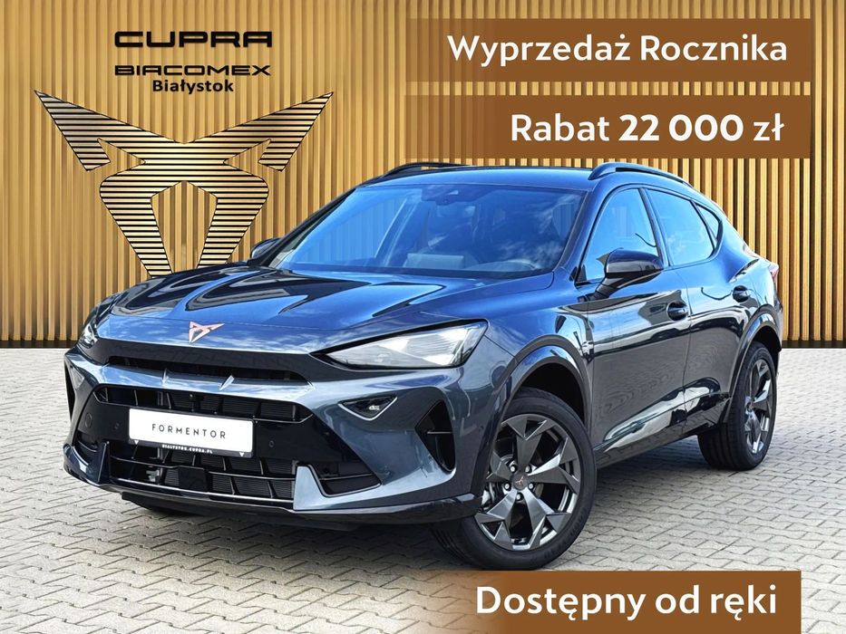 Cupra Formentor 1.5 150KM mhev DSG Pakiet Edge, Rabat 22 000 zł - dostępny "od ręki"