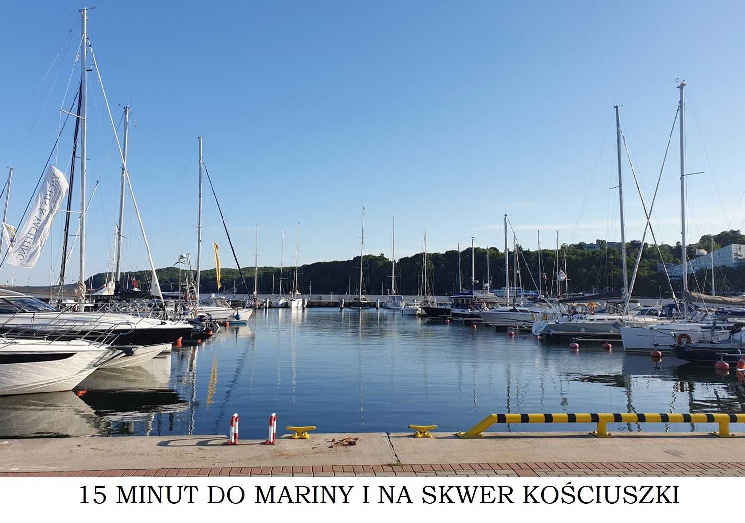 Gdynia apartament nad morzem, 3 pokoje przy bulwarze, wolne terminy.