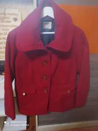 Płaszcz zimowy czerwony C&A  rozmiar 40