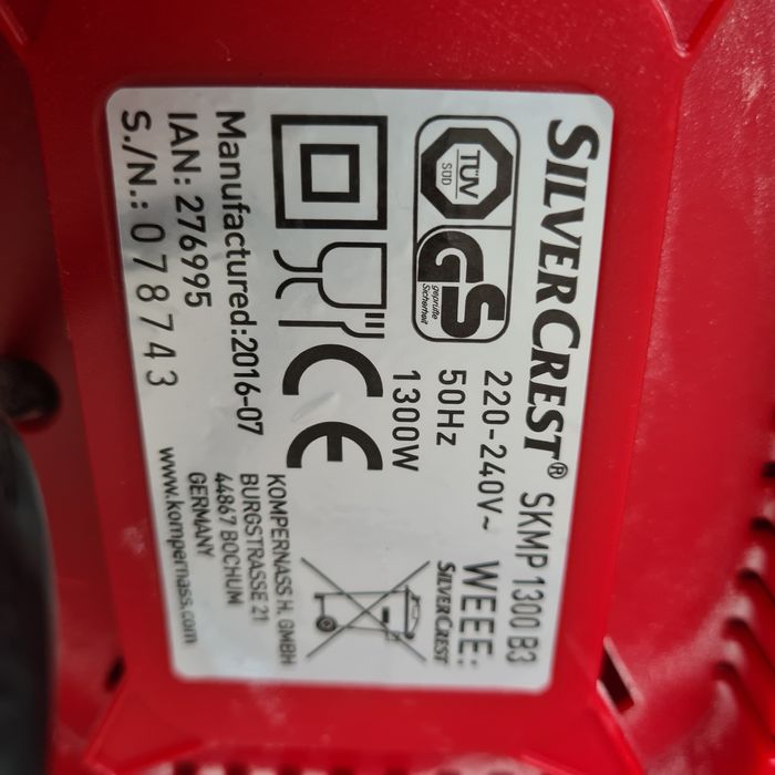 Планетарний міксер Silver Crest SKMP 1300B3 1300w