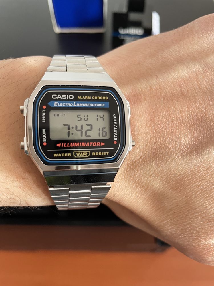 Casio Vintage Silver A168-1YES