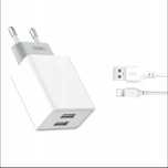 Ładowarka + kabel Lightning do iPhone 1m szybka 2.4A