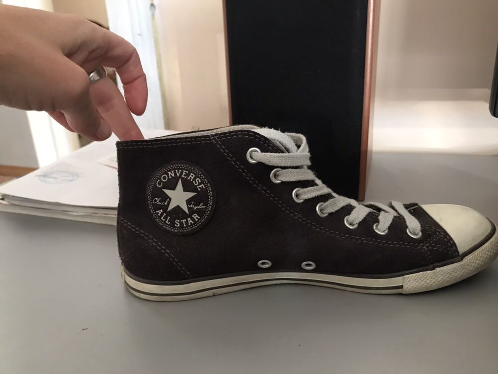 Кеди converse замшеві