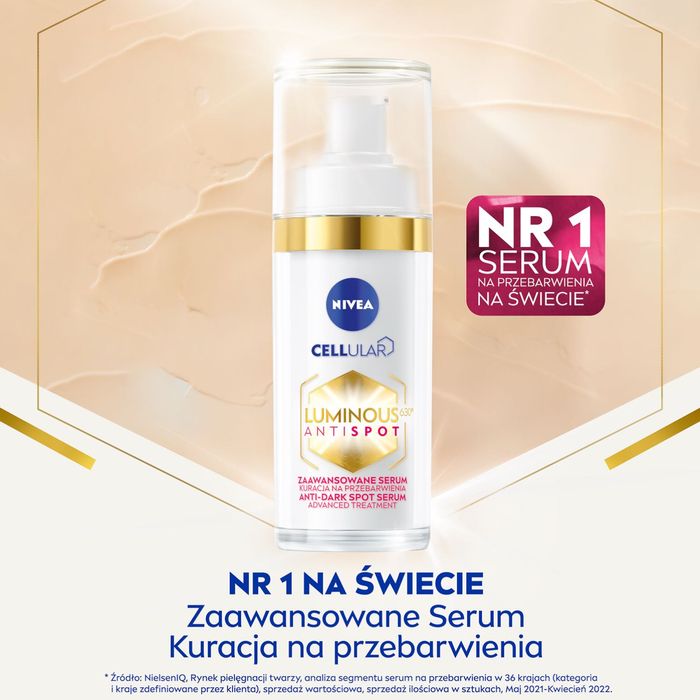 NIVEA CELLULAR LUMINOUS zaawansowane serum na przebarwienia 30ml