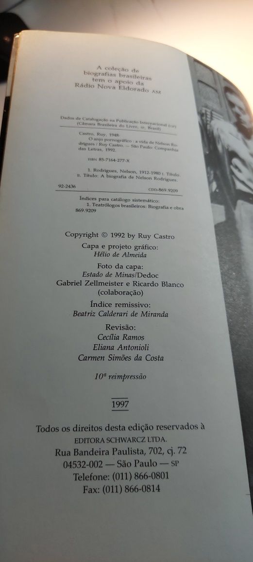 O Anjo Pornográfico - Ruy Castro (A Vida de Nelson Rodrigues)