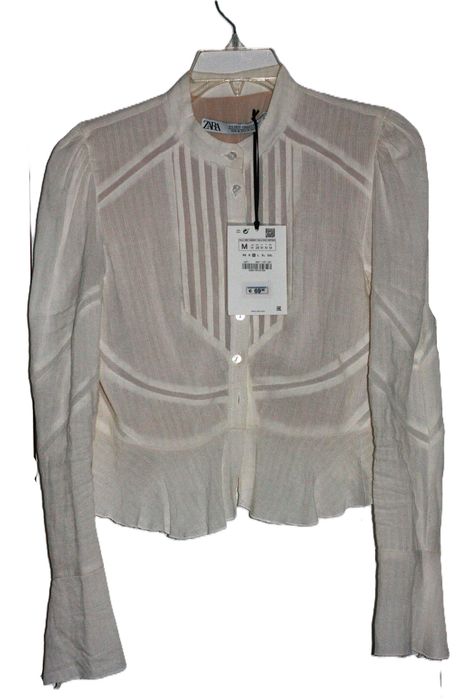 Camisa/ Casaco em linho e algodão - edição limitada da Zara