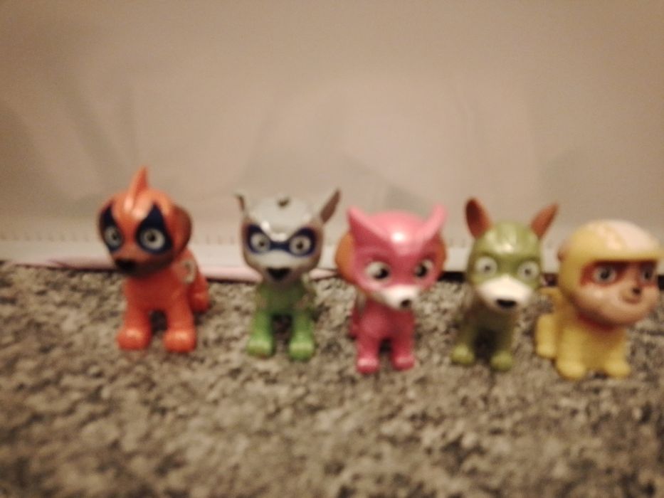 Zestaw 5 figurek z psiego Patrolu