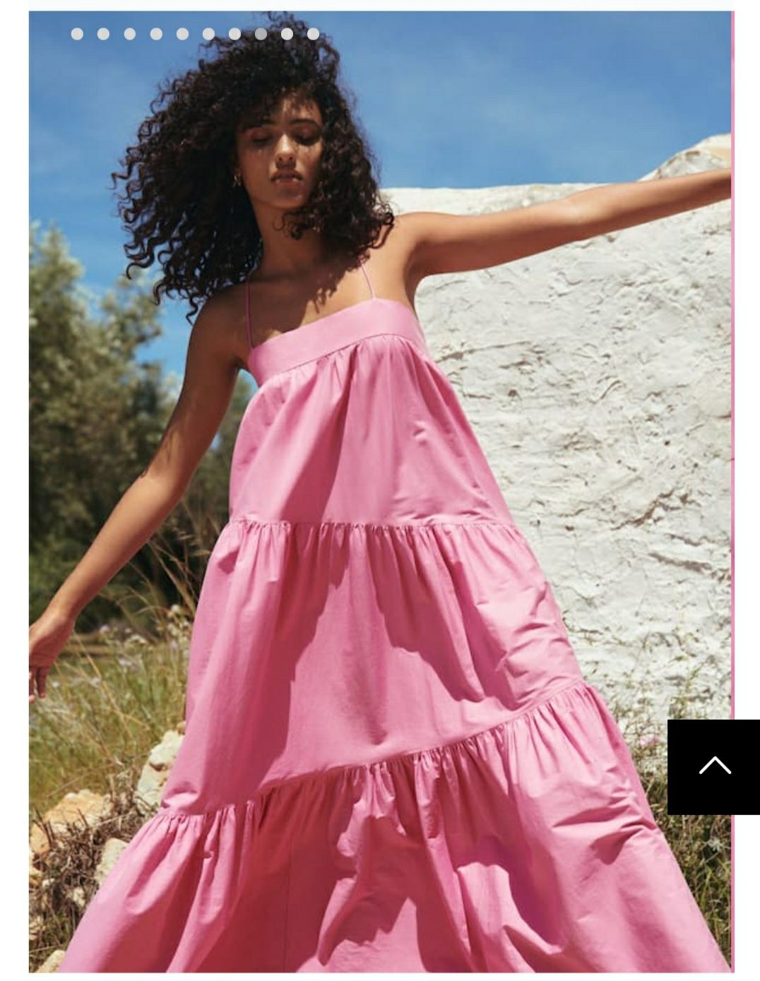 Сукня mango рожева довга платье