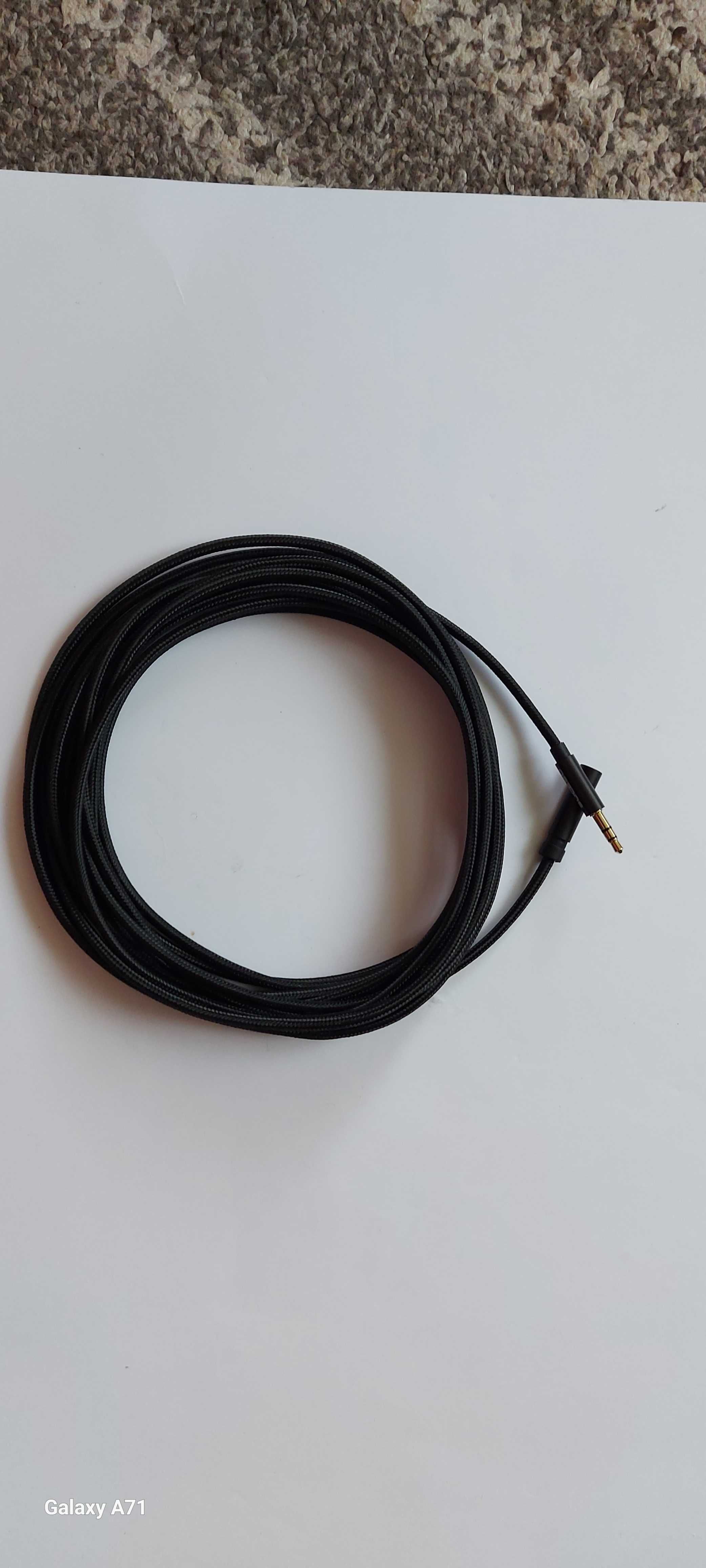 NOWY przedłużacz kabel audio typu jack 3,5 mm. Wejscie - wyjscie
