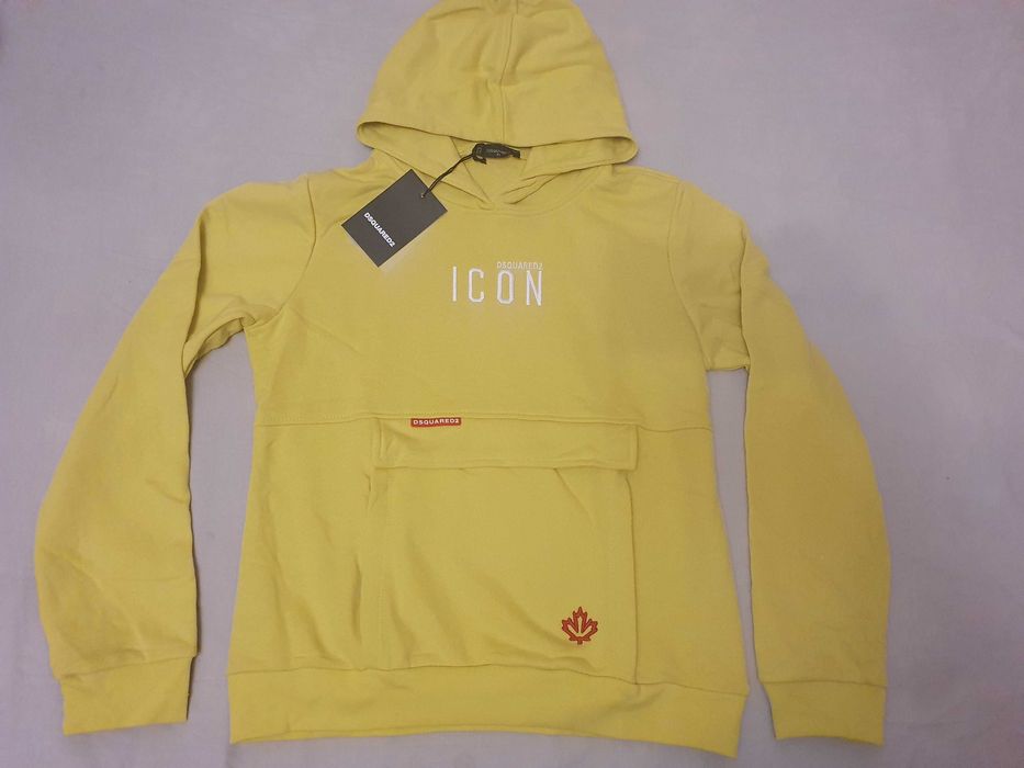 NOWA damska bluza Dsquared bluzka kangur d2 icon dsq xl