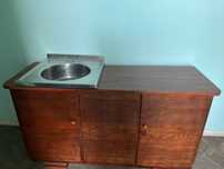 Кухня мойка дерево ш 160 в90 г60