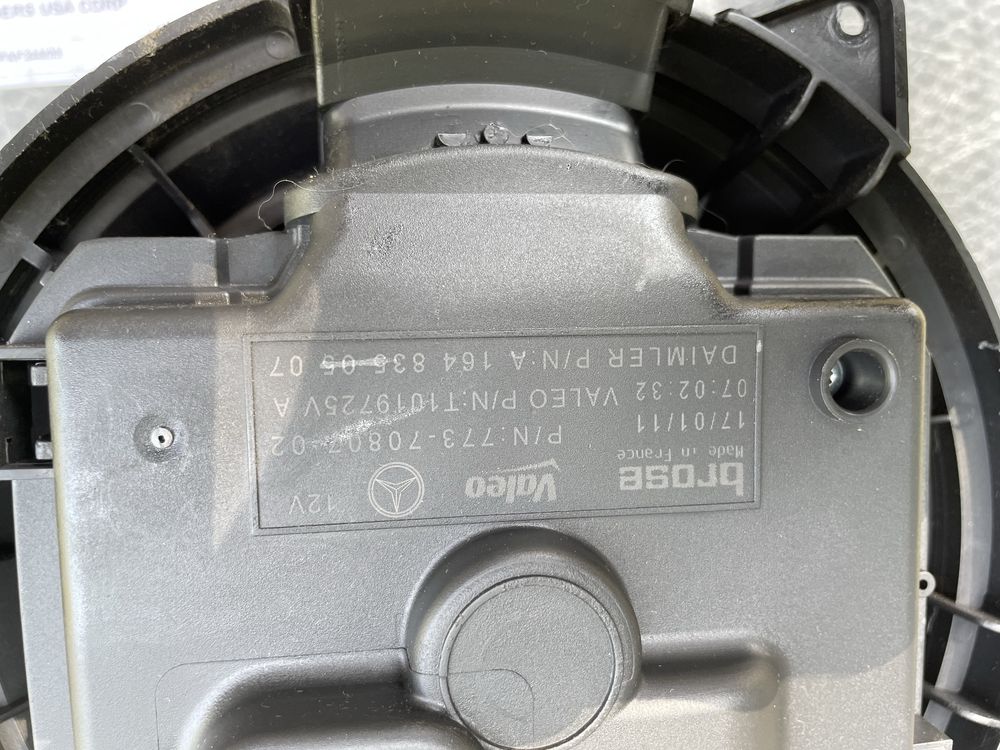 Wentylator Nagrzewnicy R klasa w251 lift Ml w164 Gl x164!