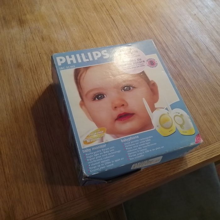Babyphone Philips z lampką duzy zasięg