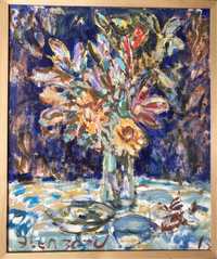 Картина « Квіти з соняшником», олія, 60х50, 2012 рік!