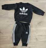 Czarny dres adidas rozmiar 68