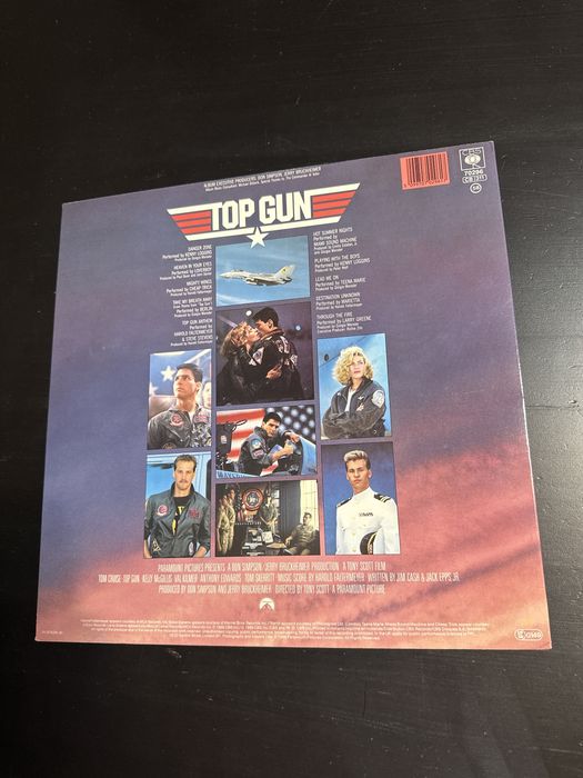 Top Gun Orginal Motion Picture Soundtrack 1986 winyl