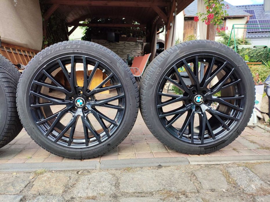 Felgi BMW 21 CALI AEZ 285/40/21 PIRELLI ZIMA 5X112 G07 G7x Seria 5