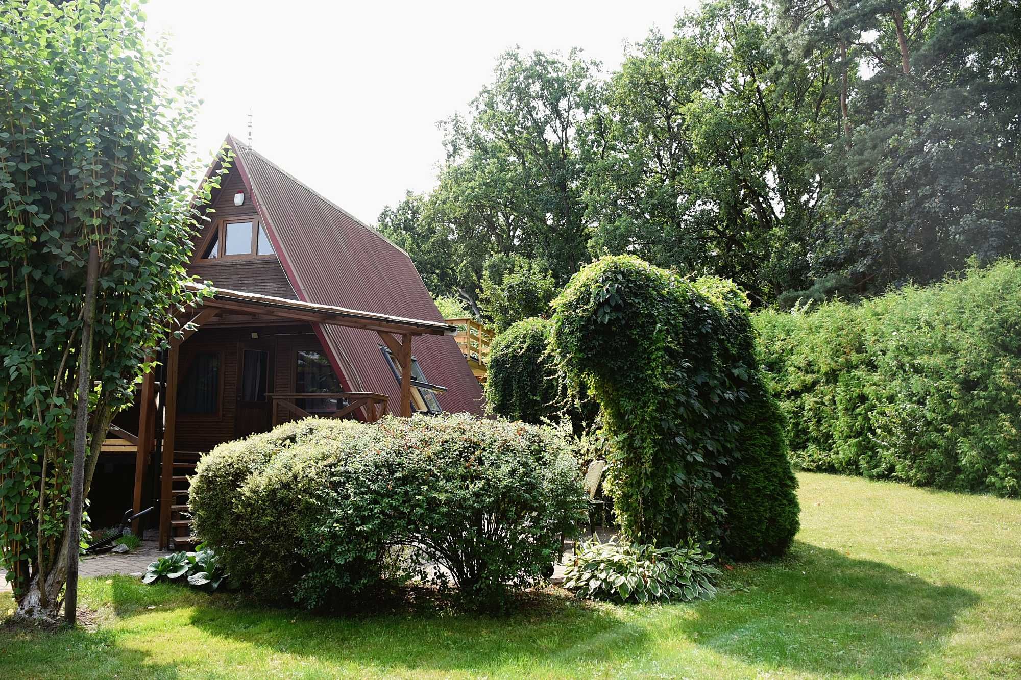 Domek nad jeziorem Chłop z własnym terenem nieopodal Lipian