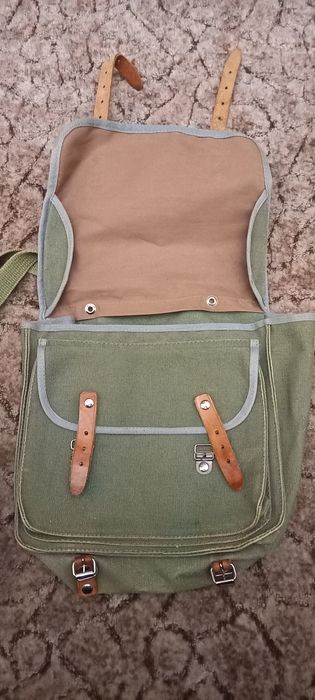 Chlebak turystyczny górski skórzane sprzaczki